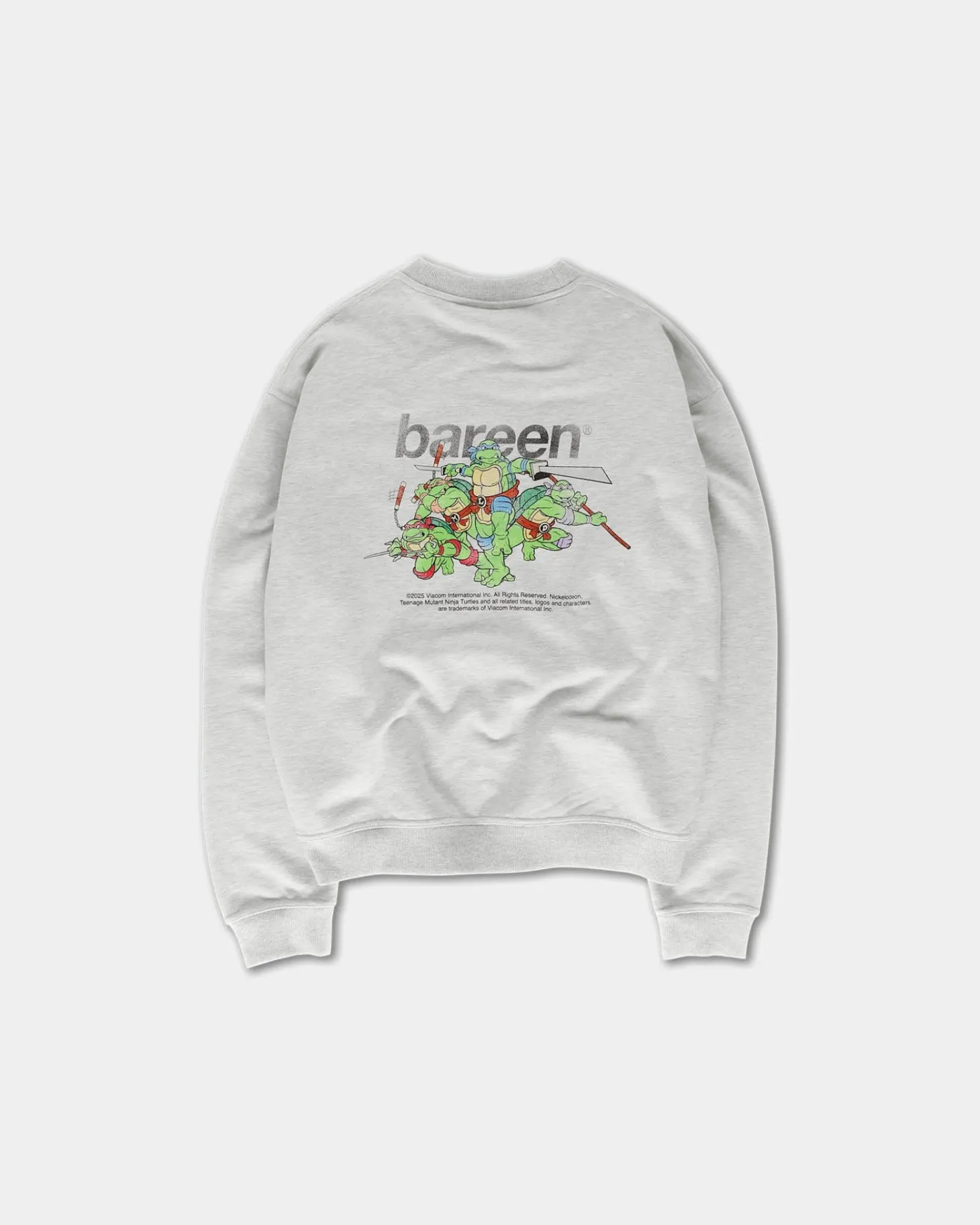Oversized Crewneck - TMNT - Cloudy Grey