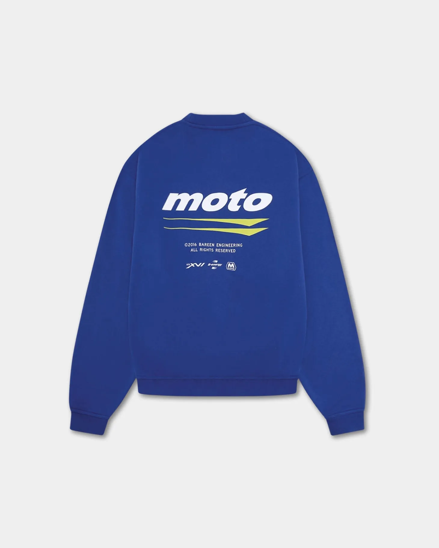 Oversized Crewneck, Women - Moto - Cobalt Blue