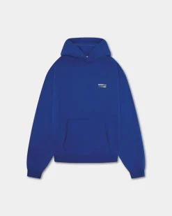 Oversized Hoodie, Men - Moto - Cobalt Blue