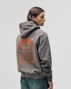 Oversized Hoodie, Men - World Tour - Washed Brown
