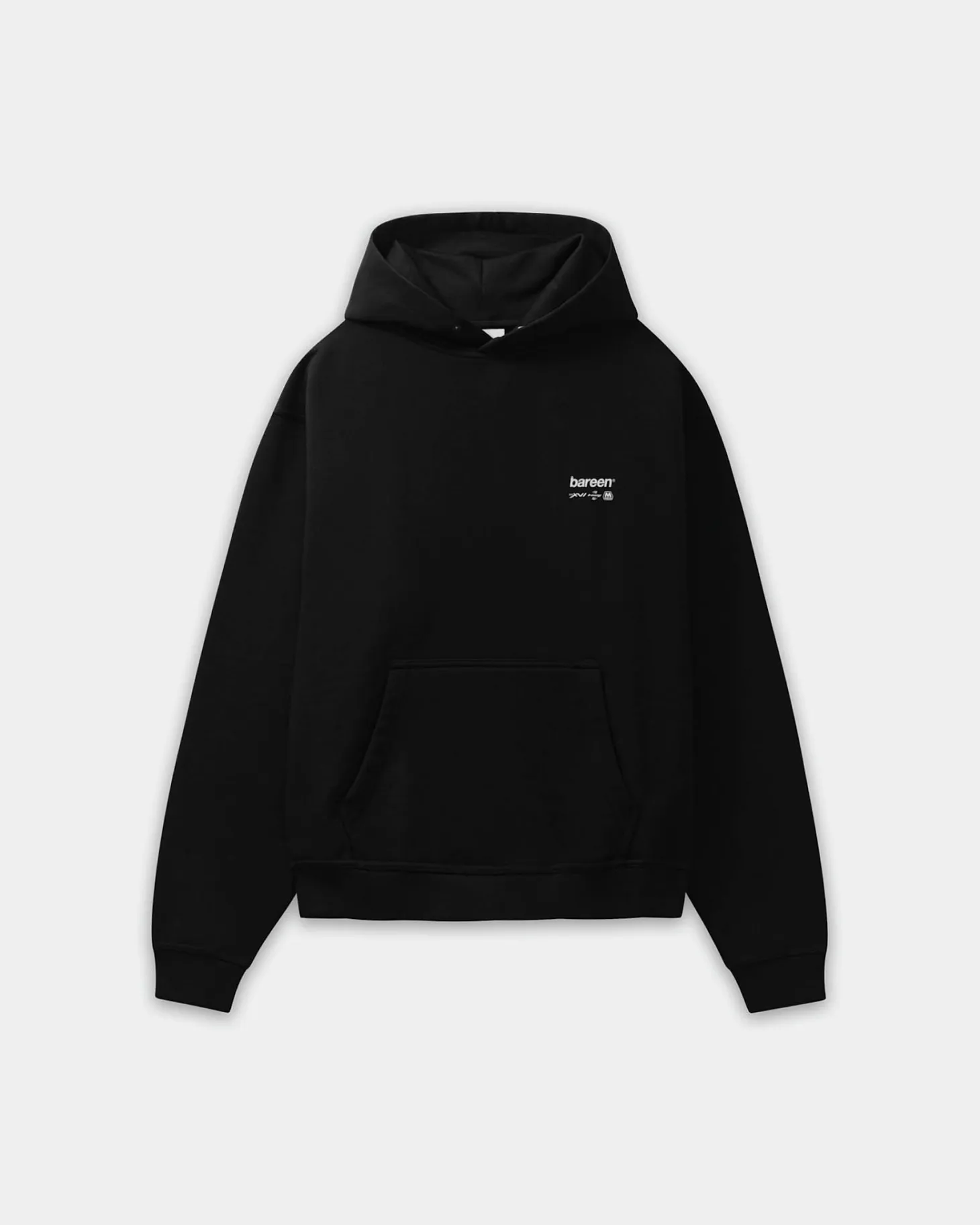 Oversized Hoodie, Women - Horsepower - Black
