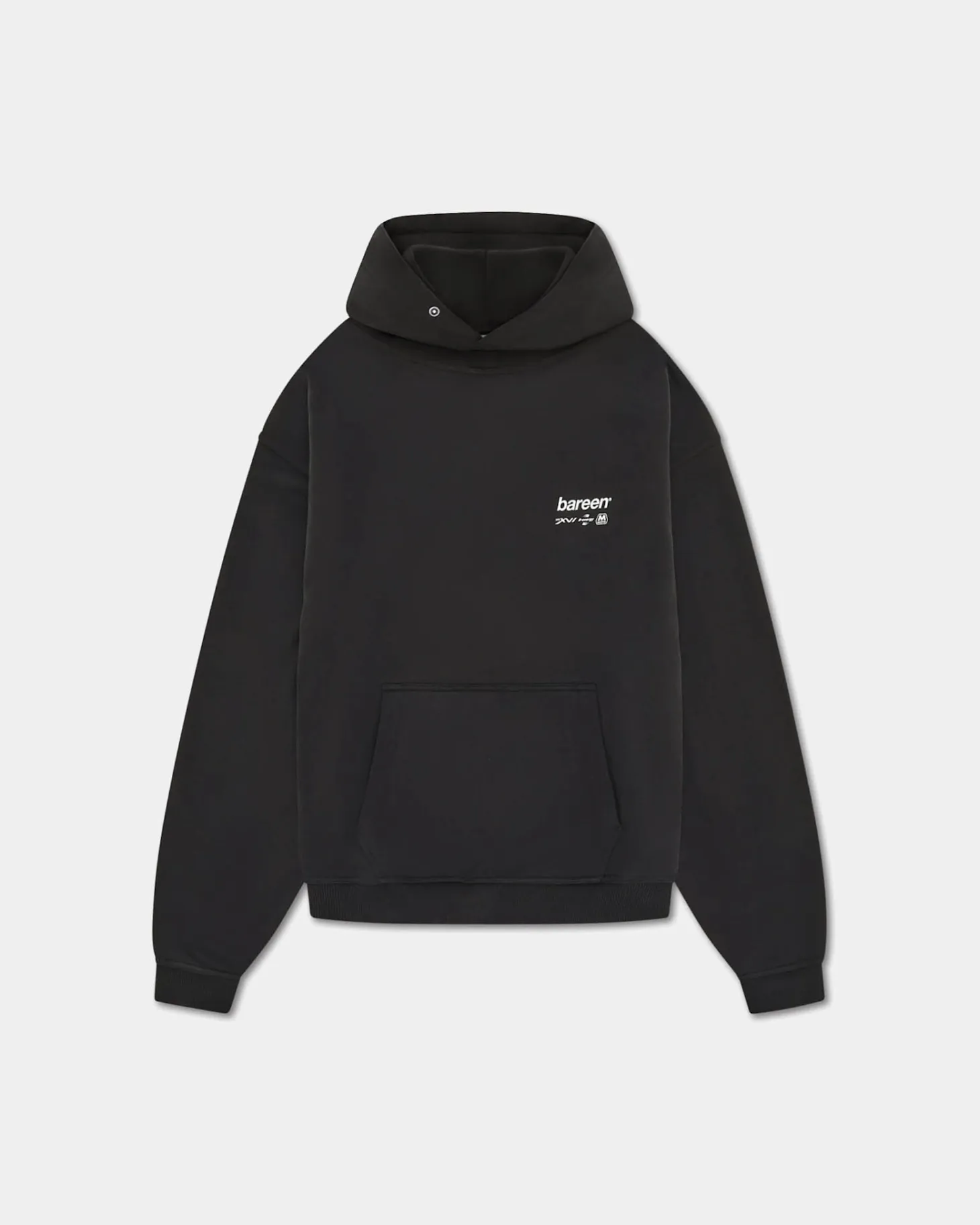 Oversized Hoodie, Women - MMXVI - Black