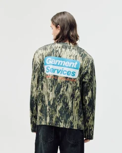 Oversized Long Sleeve, Men - Garment Services - Camo