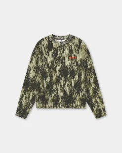 Oversized Long Sleeve, Women - Garment Services - Camo