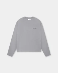 Oversized Long Sleeve, Women - Garment Services - Steel Grey