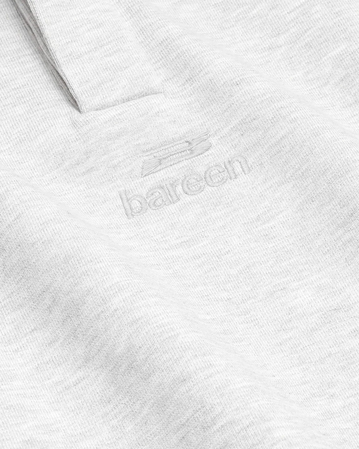 Oversized Polo Crewneck, Men - Cloudy Grey