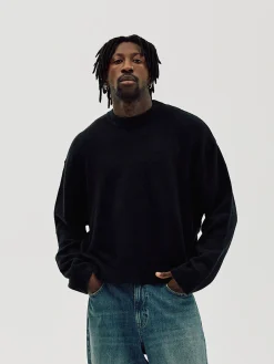 Oversized Sweater, Men - Black