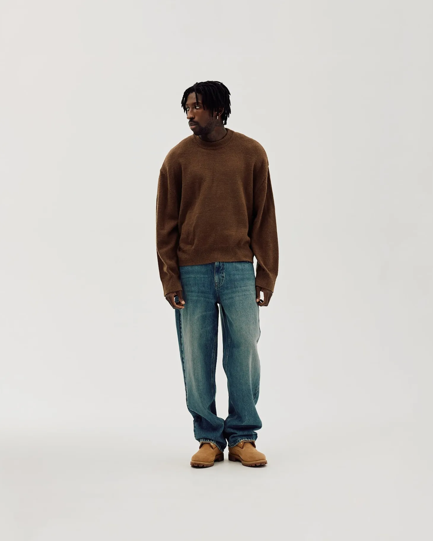 Oversized Sweater, Men - Desert Taupe