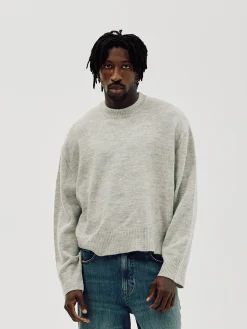 Oversized Sweater, Men - Quiet Gray