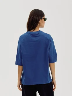Oversized T-shirt, Women - MMXVI - Cobalt Blue