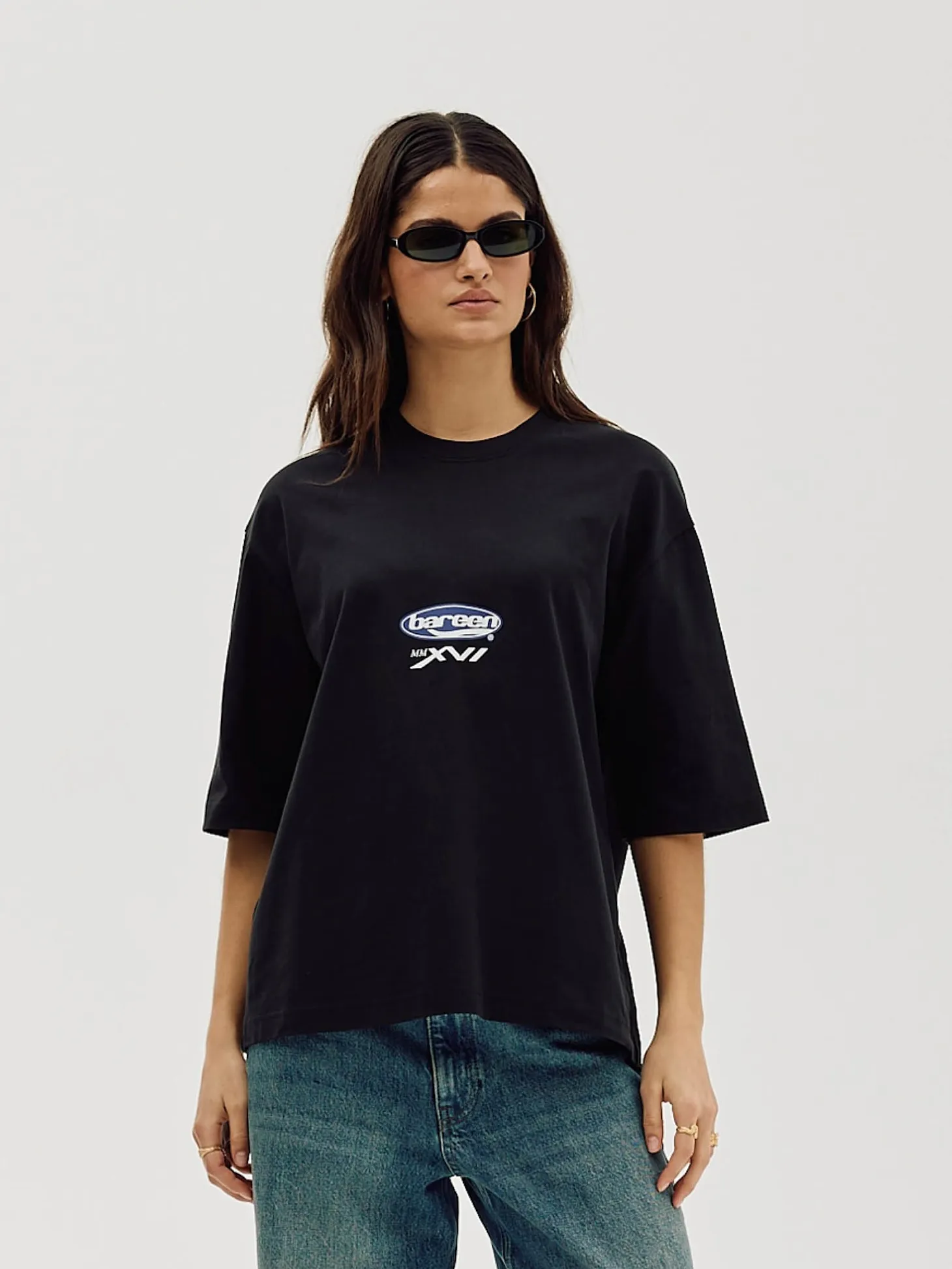 Oversized T-shirt, Women - MMXVI - Black