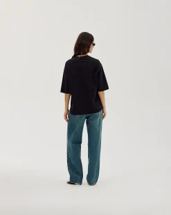 Oversized T-shirt, Women - MMXVI - Black