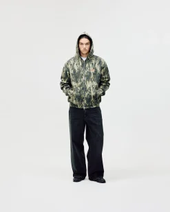Oversized Zip Hoodie, Men - Garment Services - Camo