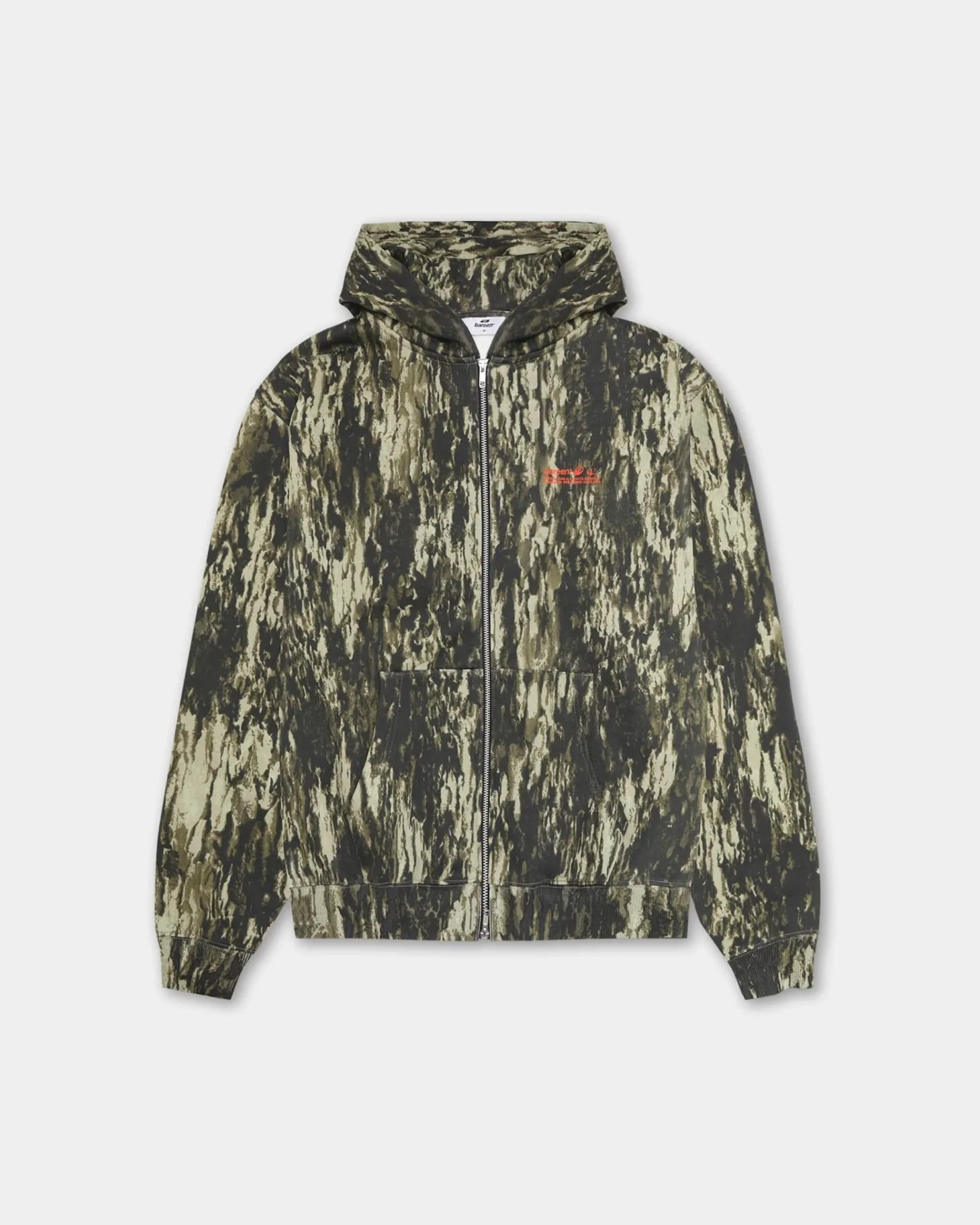 Oversized Zip Hoodie, Men - Garment Services - Camo