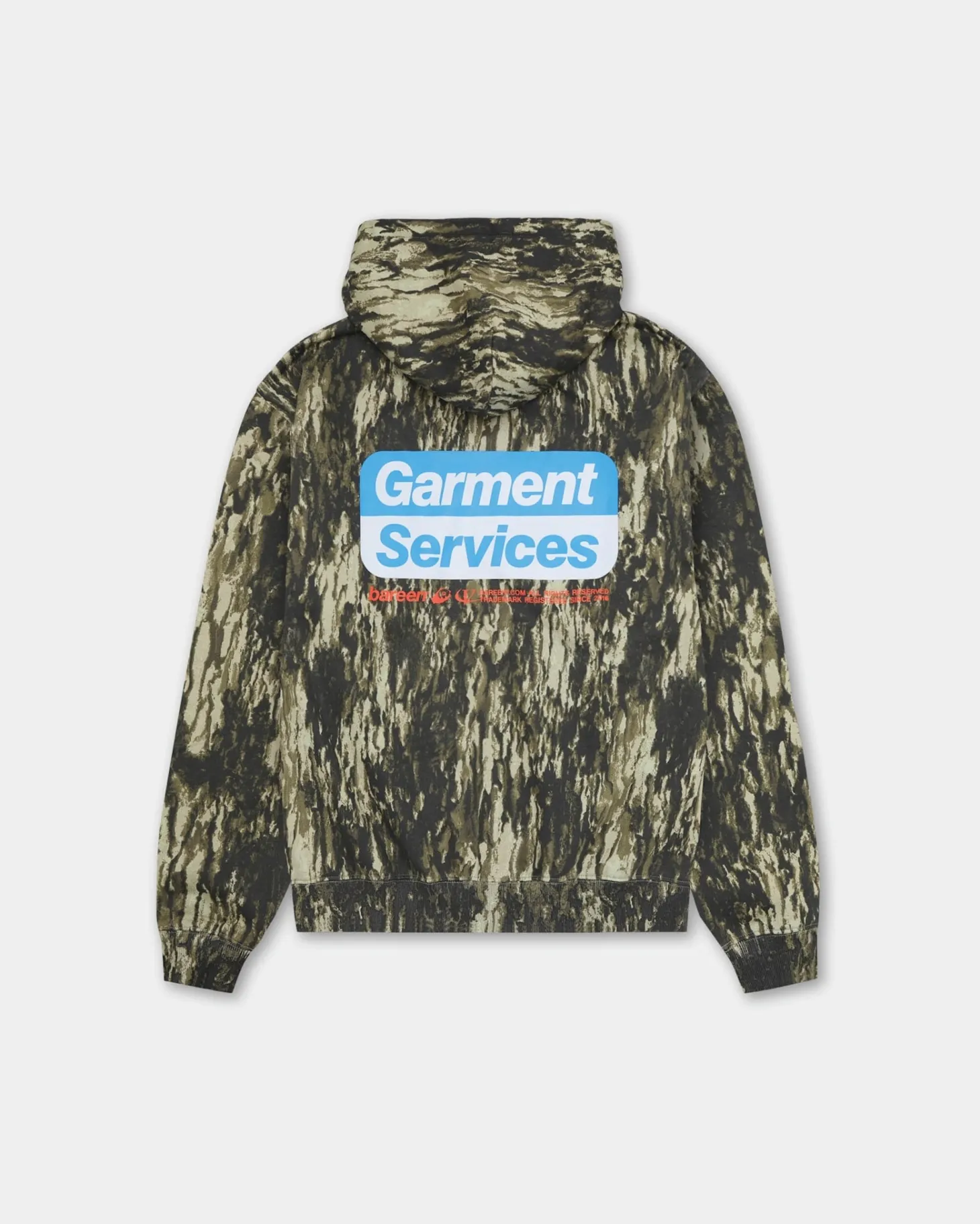Oversized Zip Hoodie, Men - Garment Services - Camo