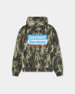 Oversized Zip Hoodie, Women - Garment Services - Camo