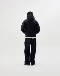 Oversize Hoodie, Men - Black