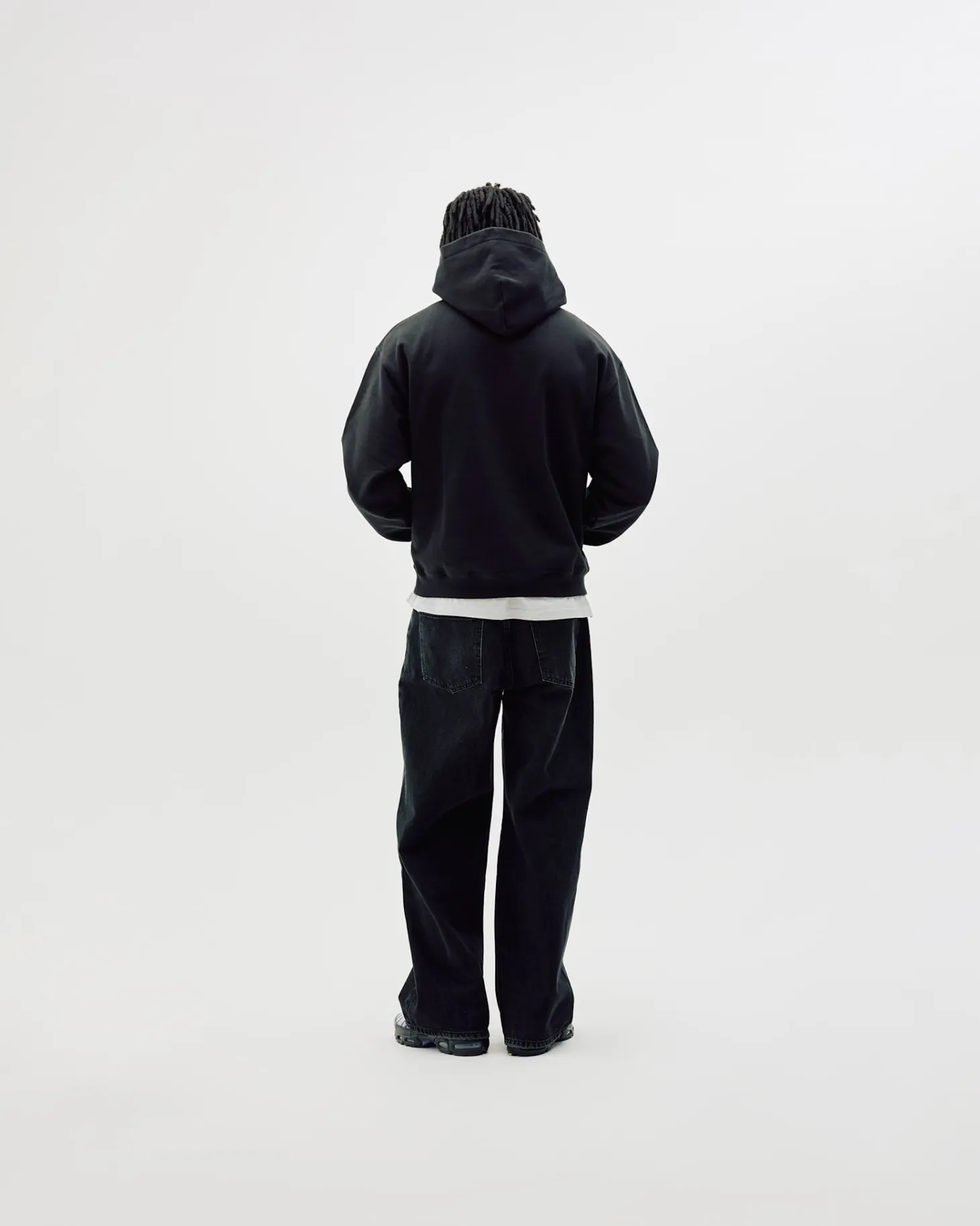 Oversize Hoodie, Men - Black