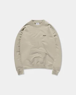 Oversize Logo Crewneck, Men - Clay