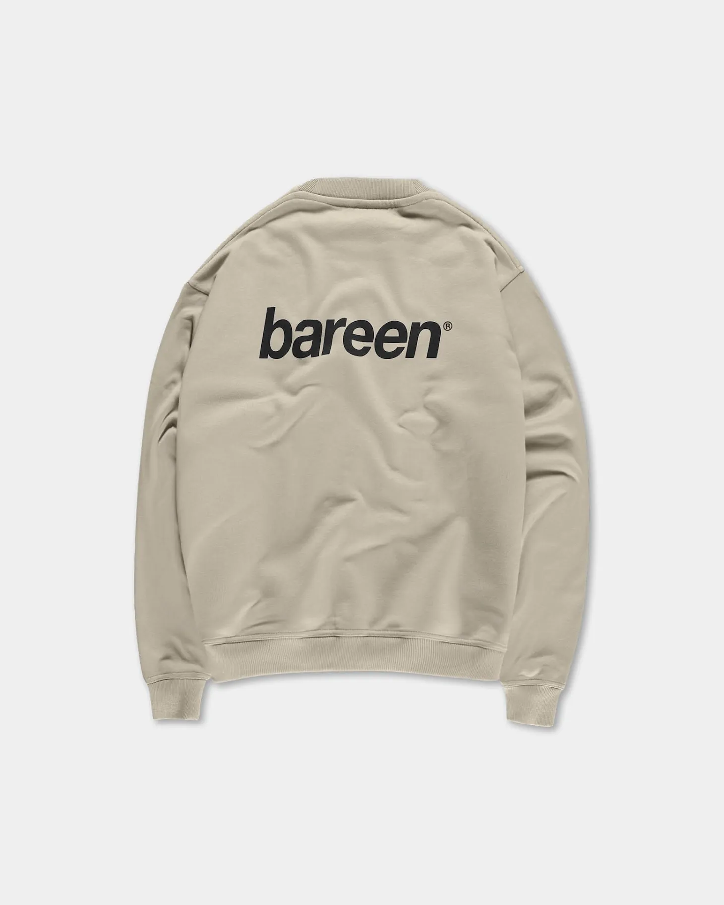Oversize Logo Crewneck, Men - Clay