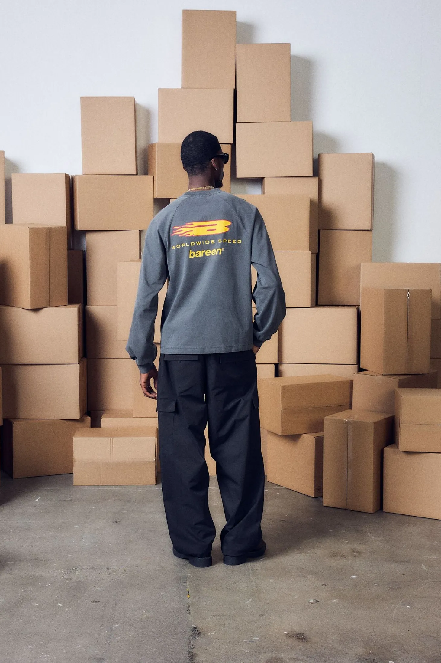 Oversize Long Sleeve - Flame Edition - Garment Dye