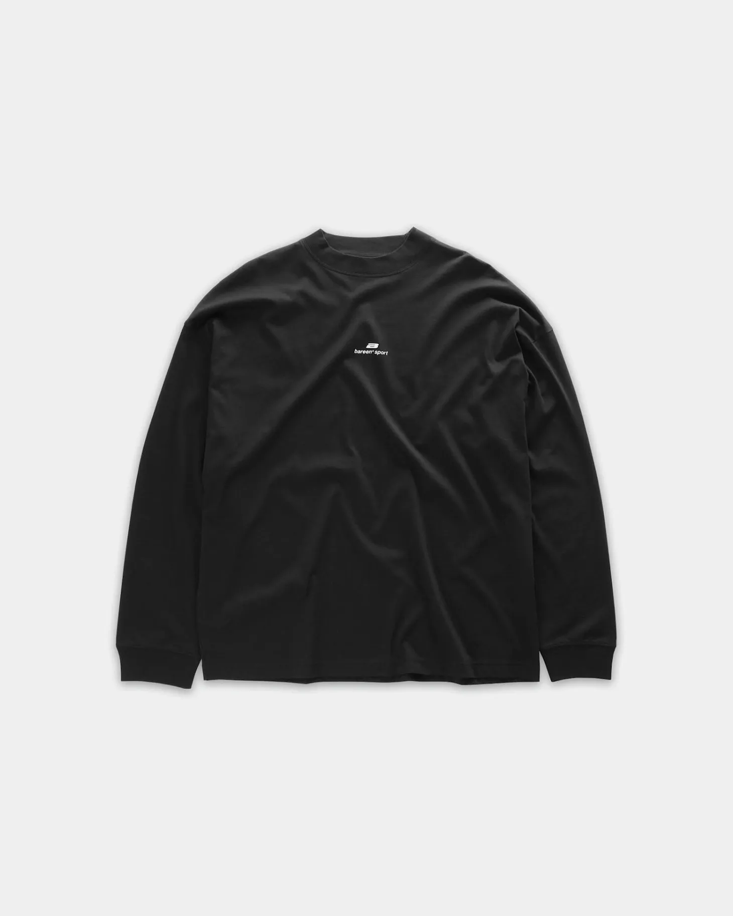 Oversize Mock Neck, Men - Black
