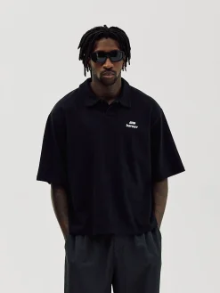 Oversize Polo, Men - Black