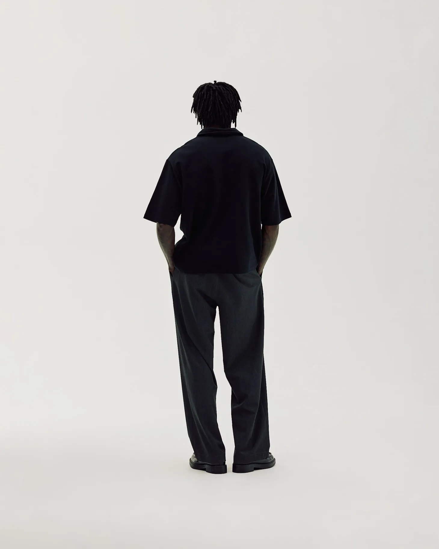 Oversize Polo, Men - Black