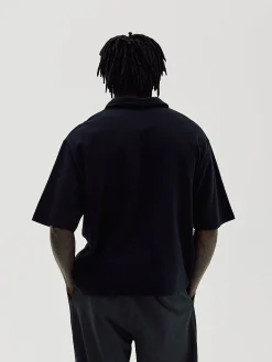Oversize Polo, Men - Black