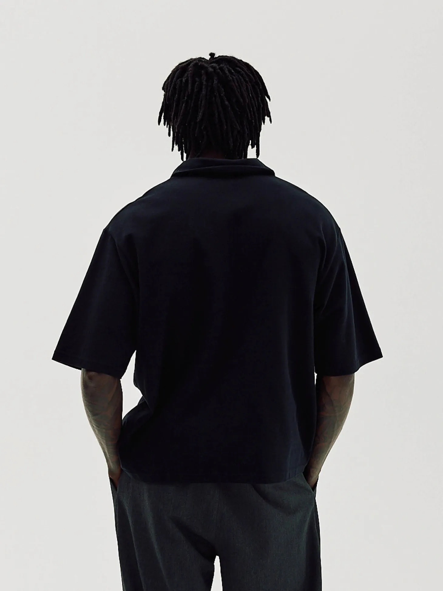 Oversize Polo, Men - Black