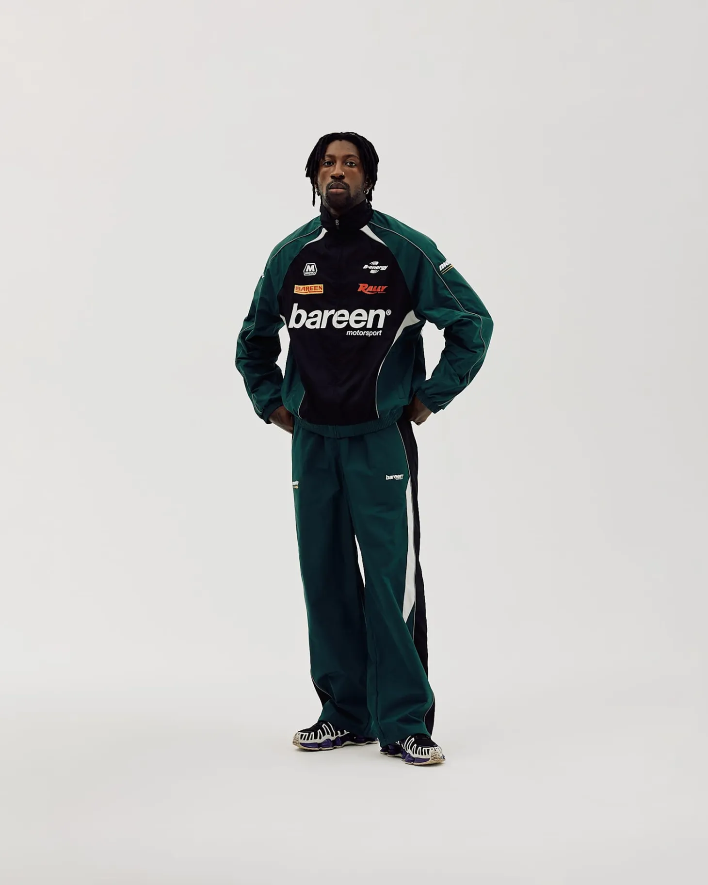Oversize Track Jacket, Men - Deep Teal