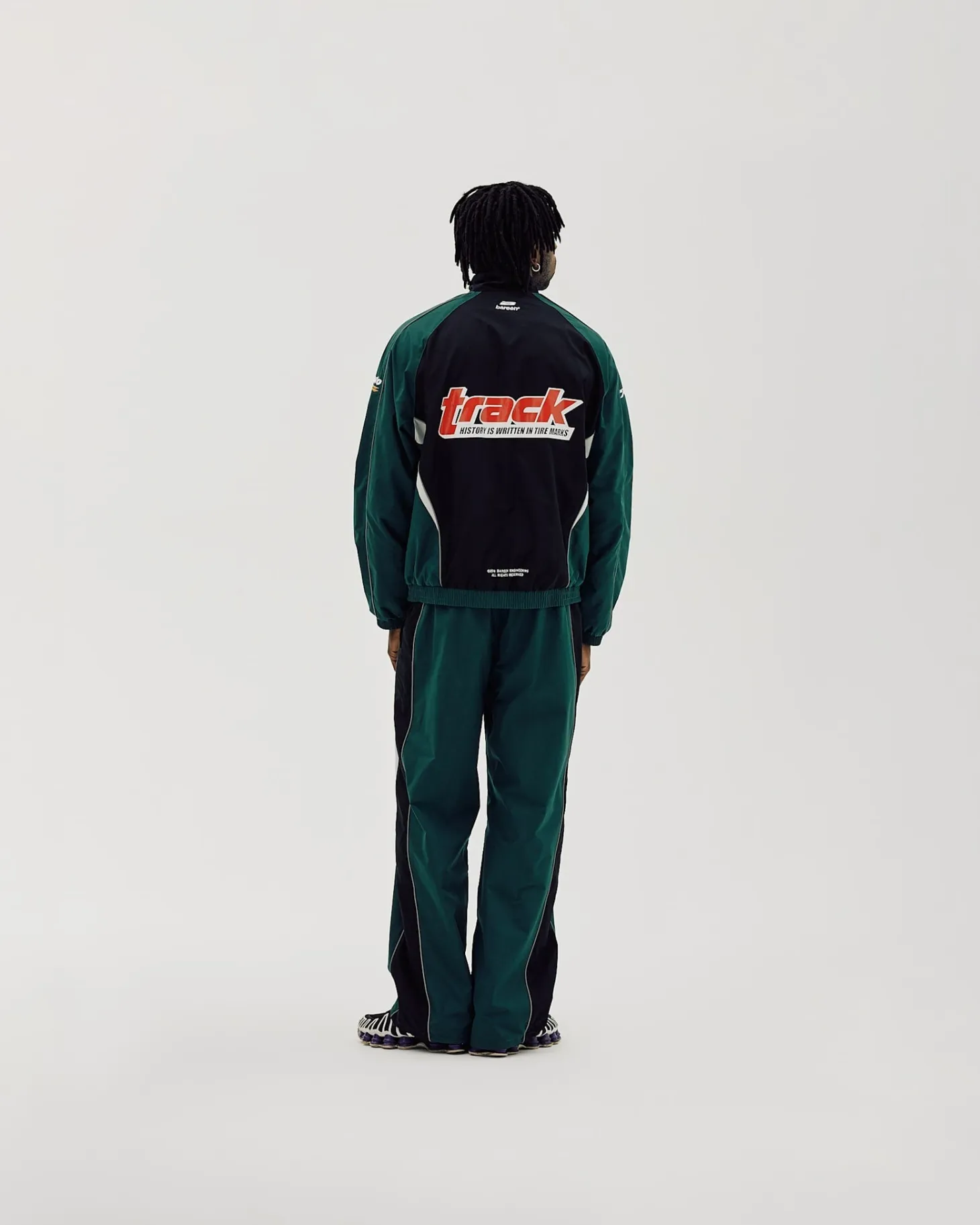 Oversize Track Jacket, Men - Deep Teal