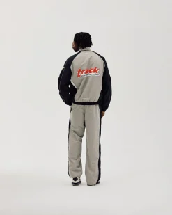 Oversize Track Jacket, Men - Ghost Grey