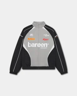 Oversize Track Jacket, Men - Ghost Grey
