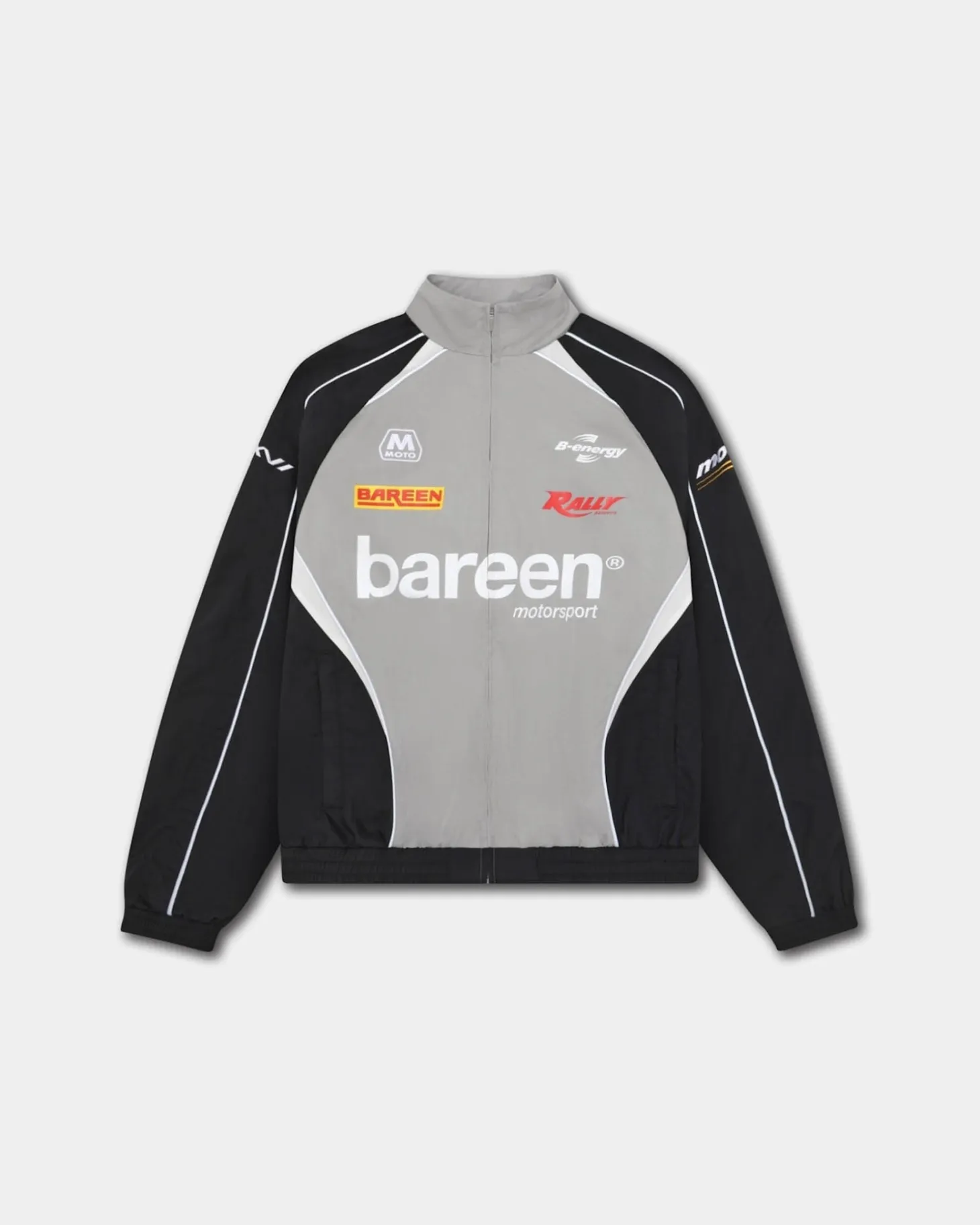Oversize Track Jacket, Men - Ghost Grey