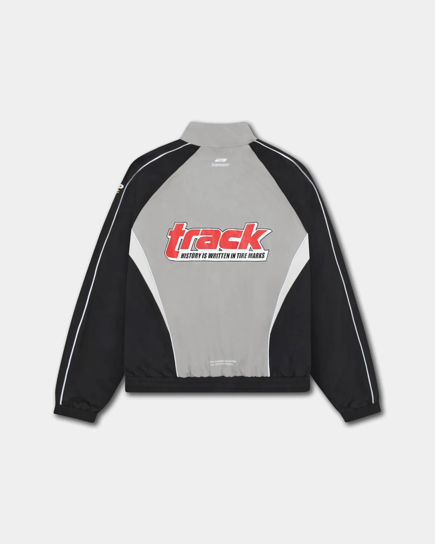 Oversize Track Jacket, Men - Ghost Grey