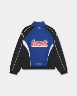 Oversize Track Jacket, Women - Cobalt Blue