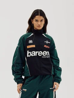Oversize Track Jacket, Women - Deep Teal