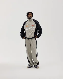 Oversize Track Pants, Men - Ghost Grey