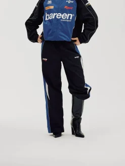 Oversize Track Pants, Women - Cobalt Blue