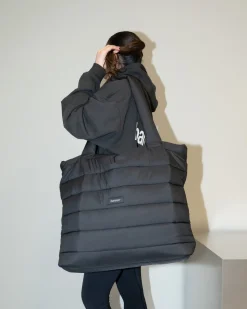 Padded Tote Bag Large - Black