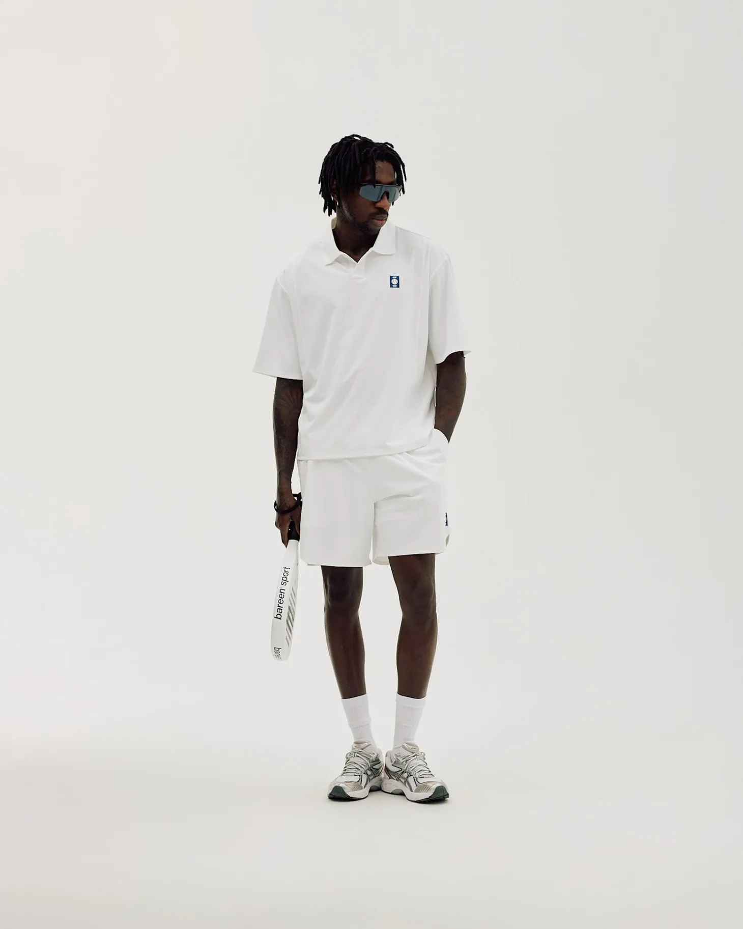 Racquet Sports - Men's Active Polo Shirt - White