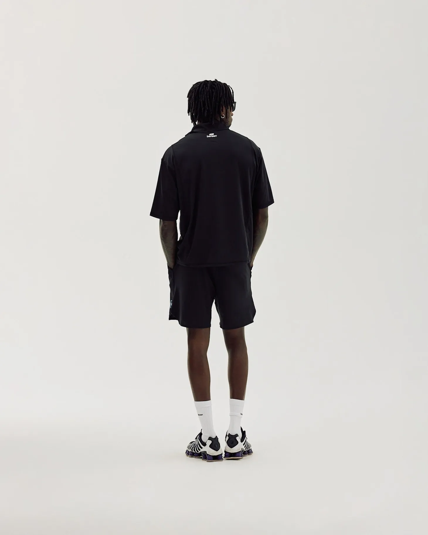 Racquet Sports - Men's Active Polo Shirt - Black