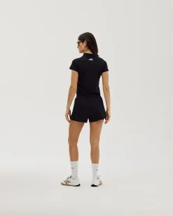 Racquet Sports - Women's Active Polo Shirt - Black