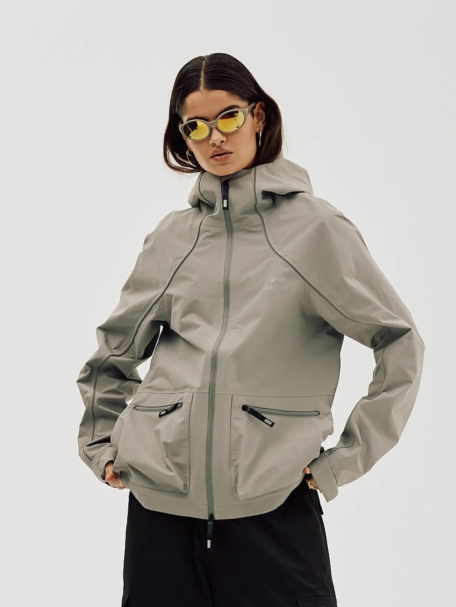 Rain Jacket, Women - Ghost Grey