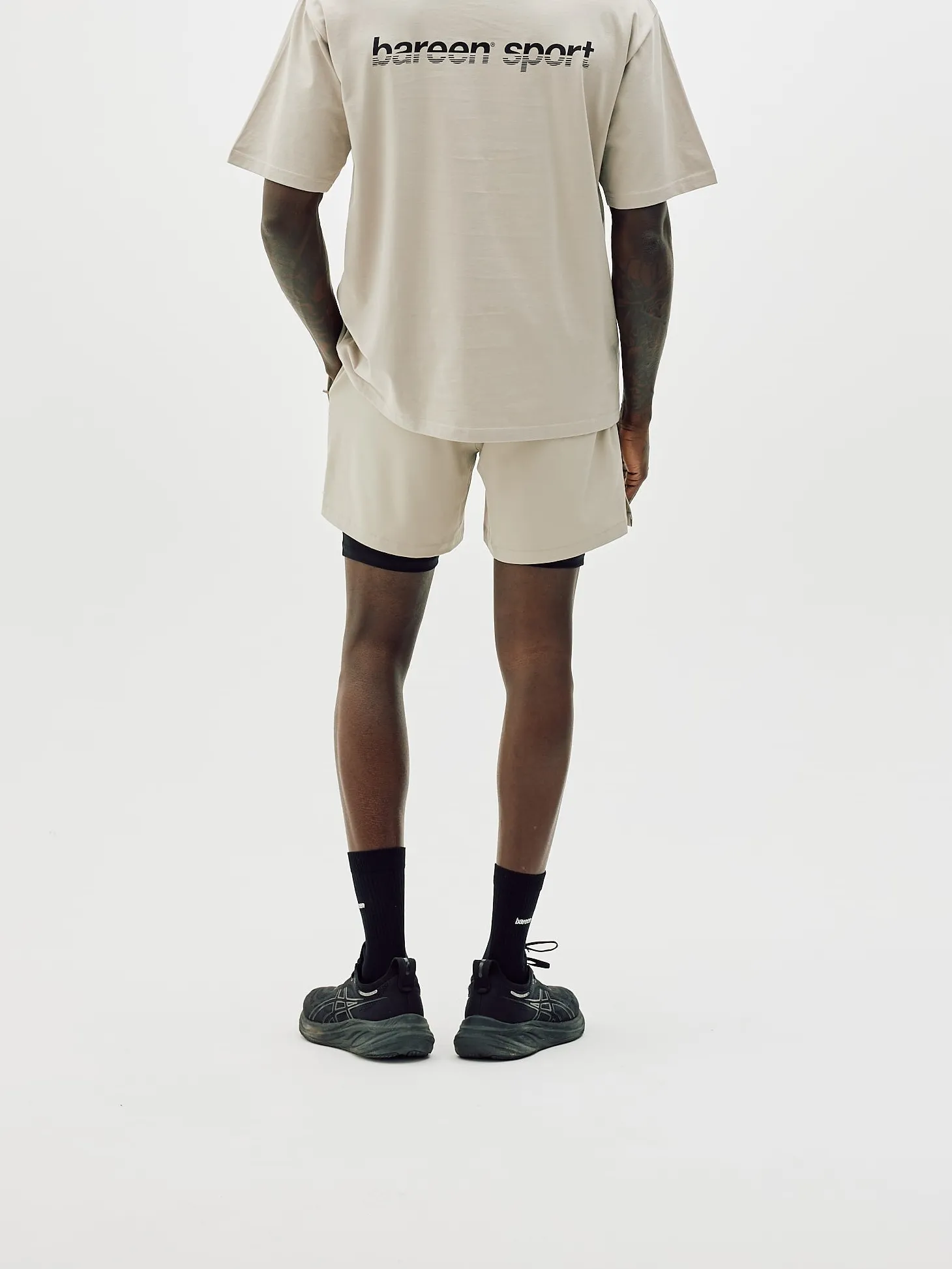 Regular Active Shorts, men - Clay