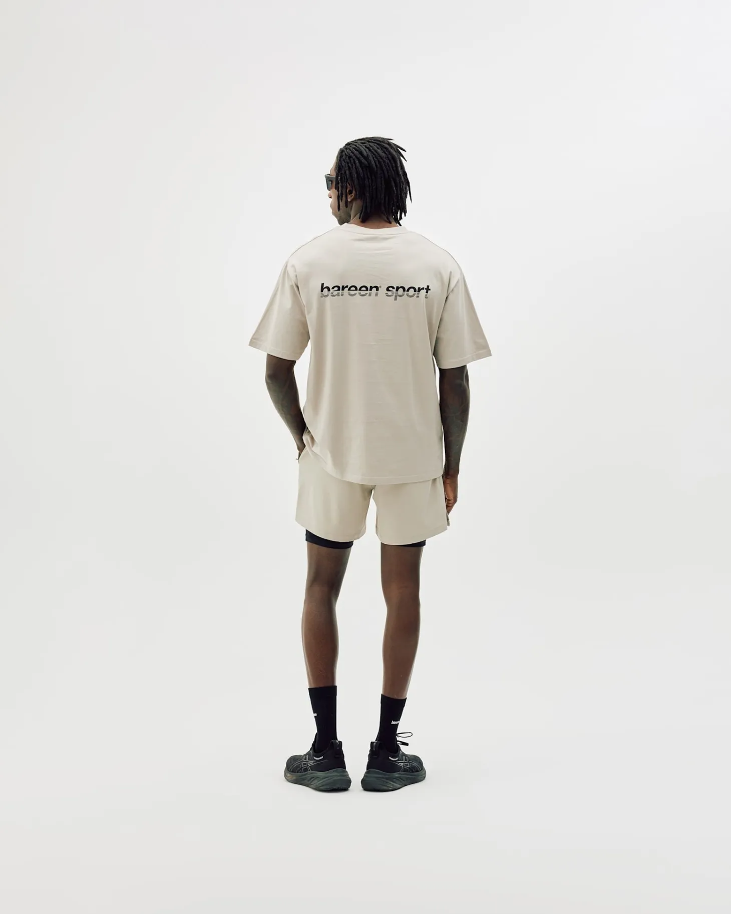 Regular Active Shorts, men - Clay