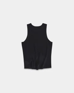 Rib Tank Top, Women - Black