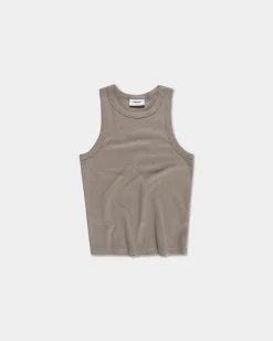 Rib Tank Top, Women - Mocha