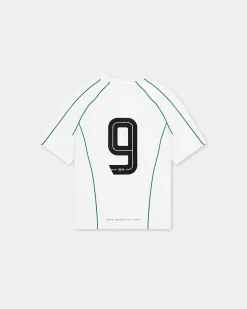 Short Sleeve Football Jersey, Women - White